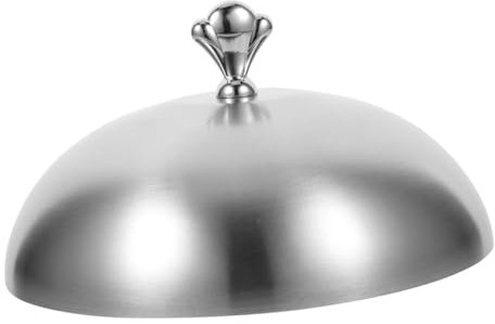 Didiseaon Cover Stainless Steel Food Cover Oil Protective for Kitchen Supply for Food Meal Warmer