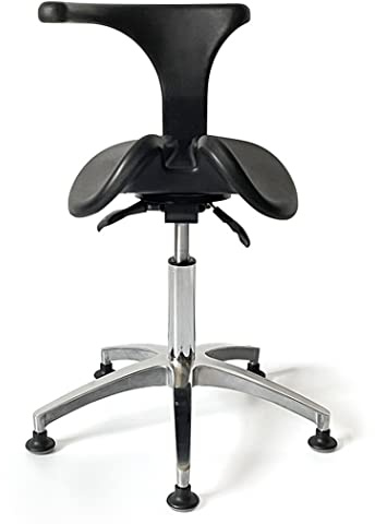 Ergonomischer Sattelhocker Verstellbarer Sattelhocker Zahnarztstuhl für Dentallabor Salon Massage Studio Office, C1
