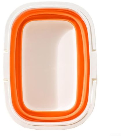 Zilimontt Panier de pique-nique portable pliable avec poignée, panier de courses pliable pour rangement de cuisine, camping en plein air, excursions à la plage, design peu encombrant, 3827,517,5 cm
