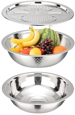Conjunto de drenador de rallas vegetales-Contenedor de corteses multifuncional | Herramienta de cocina eficiente para zanahoria, pepino, papa, cebolla, calabaza, rábano, dispositivo de preparac