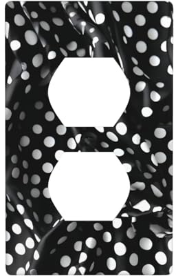 Placa de pared impresa con puntos corrugados en blanco y negro, material de policarbonato, resistente a los impactos, estándar del Reino Unido, resistente al calor, residencial comercial