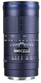 LAOWA Objectif 180mm f/4.5 Ultra Macro Apo 1.5X Compatible avec L-Mount (MF | Provenance France. Emballage securisé. Livré avec Facture dont TVA.