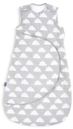 Snüz Pouch Baby sovsäck, 1 tog, molndesign, 100% bomull, med dragkedja för enkelt blöjbyte, maskintvättbar, 6–18 månader