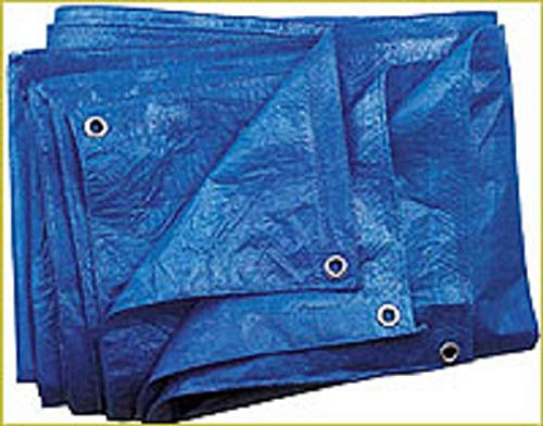 Blaue Abdeckplane 60g/m², 5x5m Gewebeplane Schutzplane Plane zum universellen Gebrauch