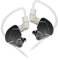 KZ ZSN PROX in Ear Earphones Yinyoo Balanced Armature Driver Hybrid Technology 1DD 1BA Earphone Earbuds Comfortable Ear Noise Cancelling Headphones for Cell Phone Android Women Men (w/o mic, Black)