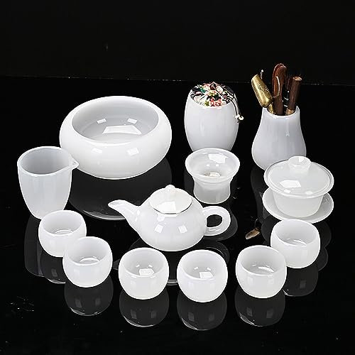 BBAUER teiera marocchina teiera giapponese Set da tè in vetro, zuppiera per uso domestico, teiera, set da tè Kung Fu, confezione regalo(Color:F,Size:)