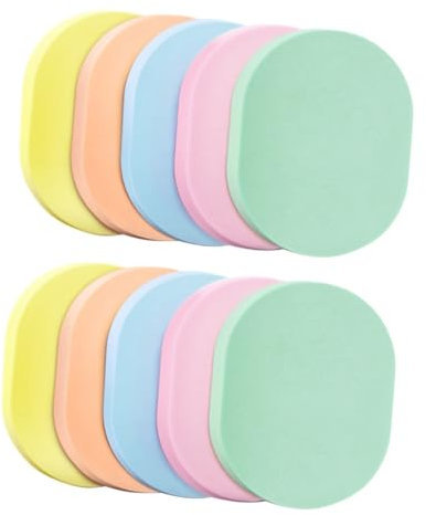 POPETPOP 2 Sets Natürliche Gesichtsreinigungsschwamm-set Make-up-reinigungsschwämme Für Das Gesicht Gemischte Beladung 5 Stück * 2