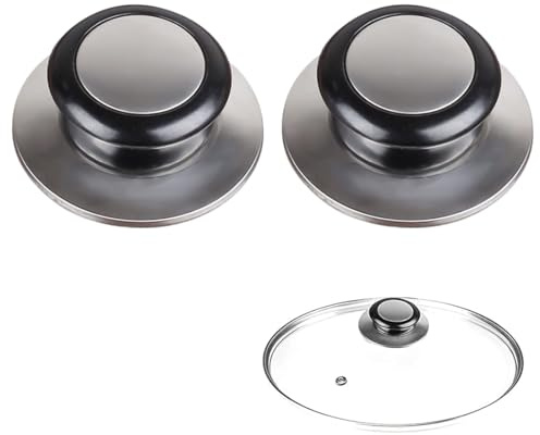 2 Pcs Topfdeckelgriff, Ersatz Topfdeckelgriff, Griff Für Topfdeckel, Topfdeckelknopf, Deckelgriff Für Glasdeckel