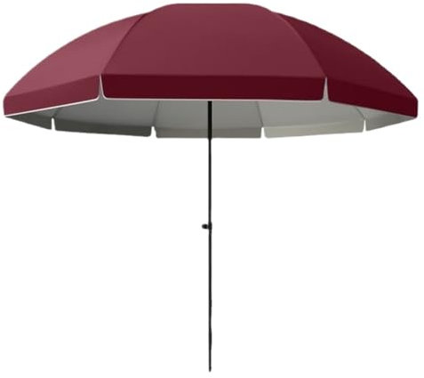 GTGXZX Gartenschirm Sonnenschirm Terrassenschirm Terrassenschirm Im Freien, Runder Außenstallschirm Für Die Veranda Des Schwimmbads Ohne Sockel Marktschirm Sonnenschirme im Freien(Rood)