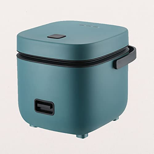 Olla arrocera, Olla arrocera para una Persona, vaporera eléctrica, Calentador Alimentos, Olla multifunción con Taza medidora y espátula para arroz