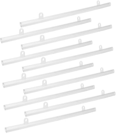 TOPPERFUN Listelli Asta Cartelloni e Appendere Pezzi 10 Pvc in per Poster Stabile e Facile per Esposizioni Pubblicitarie in Centri Commerciali