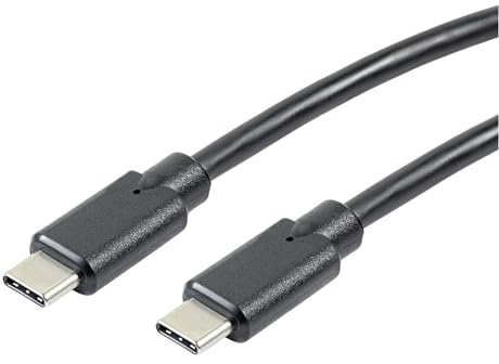 MKC Cable USB C a USB C 3.0 de 2 metros, carga rápida 100 W, transferencia de datos 5 Gbps, conectores tipo C-C, negro – MK-30.100.CC.2