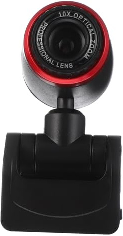 LRXIYODE Webcam USB HD Messa a Fuoco Automatica, Fotocamera per Computer Desktop e Laptop, Streaming Live Versatile per Videoconferenze e Corsi Online, Rotazione 360° e Lente Ottica Alta