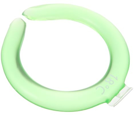 LOORGVEL Neck Cooler Tube Ice Neck Wrap Reusable PVC Hydrogel Cooling Bands Adjustable Size Quick Cooling Relief Office Outdoor Sports