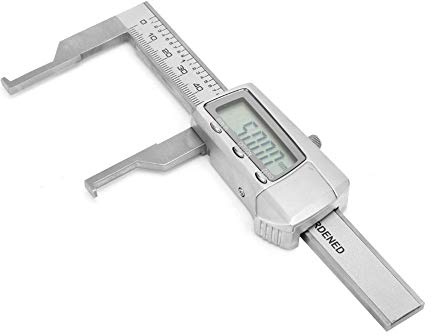 Calibro a corsoio digitale ad ampia applicazione in acciaio inossidabile, calibro a gola, per strumento di misurazione di forniture da officina