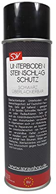 SDV Chemie Unterbodenschutz schwarz überlackierbar 12x 500ml UBS Steinschlagschutz KFZ Auto