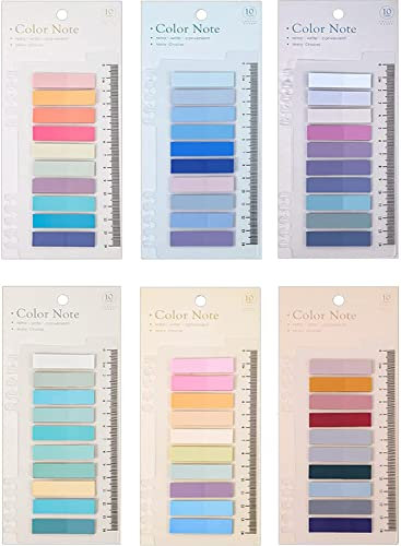 CICILIAYA 1200 Stücke Datei Index Tabs Repositionierbare Tabs Klebrig Beschreibbare Flaggen zum Beschriften und Organisieren von Dokumenten, Papieren, Einreichung, Buch, Ordner Sticky Notes (Color-E)