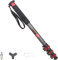 Carbon Fiber Camera Monopod 63in/160cm 4-Section Leg Professional Video Stand for Canon Nikon GoPro DSLR DV Video Camcorder, Max Load 22lb/10kg, GEEHOPE D260C 29mm Tube