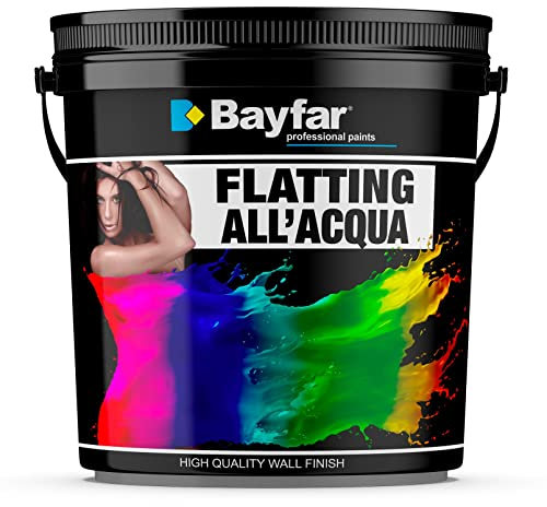 Flatting all'acqua trasparente Lucido e Opaco per legno - Bayfar (2,5 Litri, Lucido)