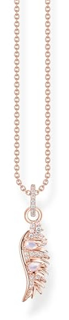 THOMAS SABO Damen-Kette 925er Silber Farbstein 32022499