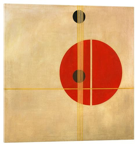 Posterlounge Q 1 Suprematistisch Acrylglasbild von László Moholy-Nagy 40 x 40 cm Wandbilder Wanddeko