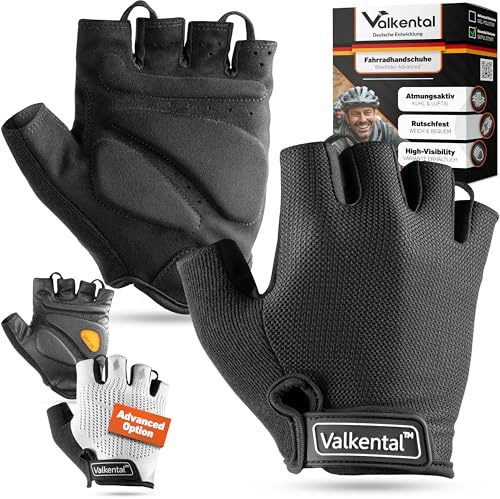 Valkental Fahrradhandschuhe Fingerlos, Herren & Damen