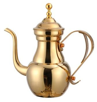 Greek Coffee Maker Container With Lid Arabic Turkish Coffee Coffee Concentrate Teapot Coffee Tea Kettle Filter Spout Pipe Container Stove(A)