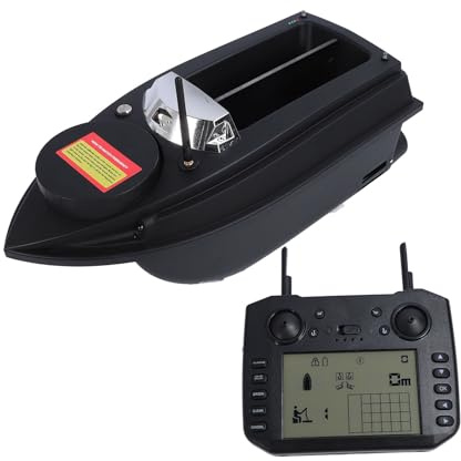 RC-Köderboot Zum Angeln, 180 Positionierungspunkte, 3 Kg Last, GPS, RC-Angelköderwerfer, Unterstützt Automatische Kreuzfahrt/Rückkehr/Starkes Suchlicht, 800 M RC-Köderboot