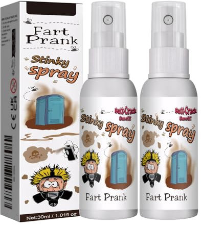 2 Stück Fart Spray, Furzspray Extrem, Pupsspray, Stinkspray, Furz Streich Spray, Prank Sachen Stinkspray, Prank Sachen Stinkspray Urkomisches Werkzeug, Lustige Scherzartikel Für Erwachsene Oder Kinder