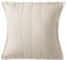 Silentnight Supersoft Quilted Cushion - Stylish Soft Touch Super Comfy Bed Sofa Cushion - Retain Shape Filled with Bouncy Fibres - Removable Machine Washable Cover and Non-Iron Fabric 45x45cm, Natural