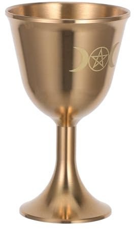 Amosfun Da Vino in Rame Sacra Da Tavolo Tazza Artigianale in Metallo Decorazione Per Offerte Rame Vintage Tazza Per Cerimonie