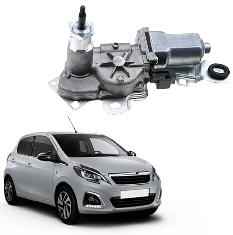 Motore tergicristallo posteriore compatibile per Citroen C1, Peugeot 108, Toyota Aygo 2014-2021 Ricambio # B001099280 85130-0H061 851300H051