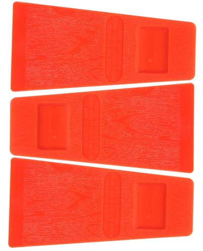 Toddmomy Cales D'abattage à Pointes 3 Pièces 12,5 Cm pour Jardinage Et Forêt, Coins De Coupe d'arbre Résistants, Outil De Direction Sécurisée pour Abattage Et Tronçonnage