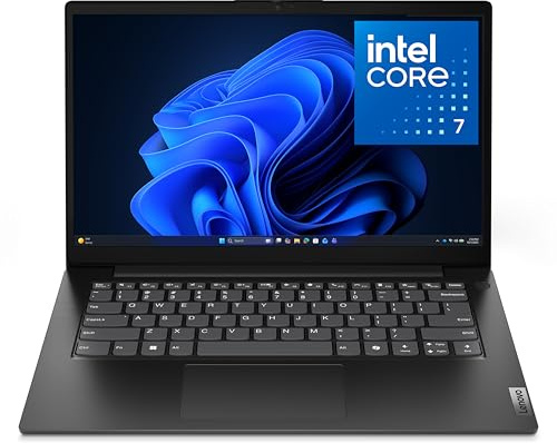 Lenovo V14 G5 - Hybrid Work Laptop - 14 FHD Display - Intel Core 7-240H - 16GB Memory - 512GB Storage - Integrated Intel UHD Graphics - Windows 11 Home - Business Black