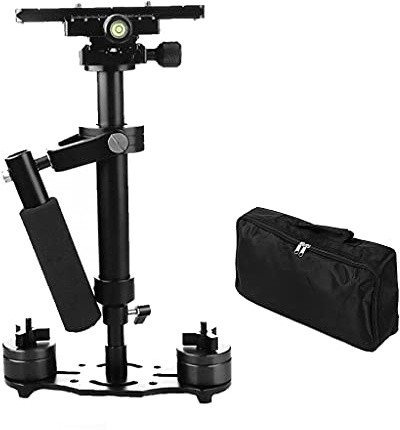 S40 Handstabilisator Anti Shake Videostabilisator aus Aluminiumlegierung für Camcorder Kamera Video DSLRs