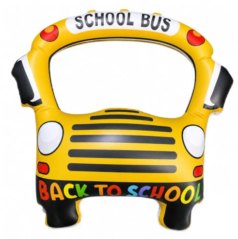GoldRock Globos XXL, decoración para el comienzo del colegio, 2026, inicio escolar, caja de fotos, accesorios, accesorios para fiestas, globos grandes para comienzo escolar, niños y niñas, 85 x 85 cm