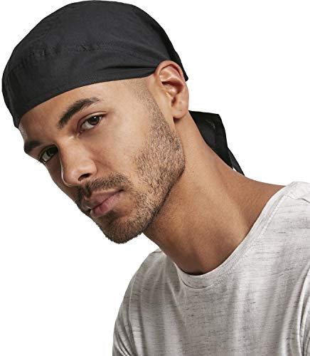 Urban Classics Damen/Herren Bandana Biker Kopftuch Schwarz