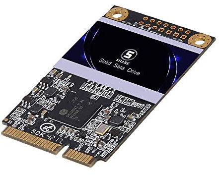 SSD mSATA 64GB Shark Integrierte Solid-State-Festplatte Hochleistungs-Festplatte Für Desktop-Laptop Einschließlich SSD 16GB 32GB 60GB 64GB 120GB 128GB 240GB 250GB 480GB (64GB, MSATA)
