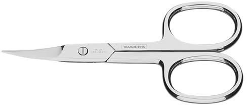 Tramontina Forbici Curve per Unghie e Rifiniture in Acciaio Inossidabile 9 cm