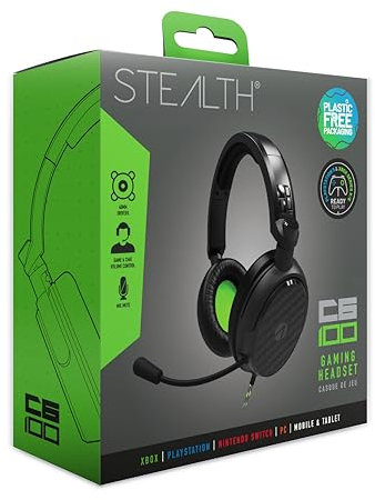 STEALTH C6-100 Gaming Headset Range (Green)
