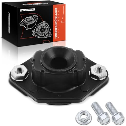 Frankberg Cojinete de domo Cojinete de soporte de amortiguador Trasera izquierda o derecha Compatible con Serie 1 E81 X1 E84 Serie 3 Touring E91 Serie 1 E87 Serie 1 Cabrio E88 Replace# 33526768544