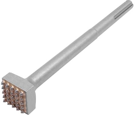 MeißEl Burin à marteau électrique en alliage - Marteau burin - Foret Sds Max - Douille de démolition - Burin à béton avec 25 dents - Dents coniques - Convient pour le burinage et le ponçage de