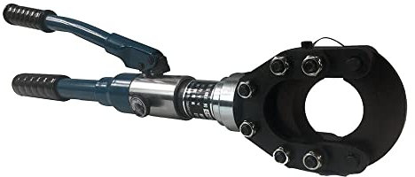 50mm Hydraulische Kabelschneider Alukabel Telefonkabel Trennschere Werkzeug 70kN, für Elektroindustrie, Kommunikationsindustrie, Baustelle Bau, Notfall-Wartung schneiden CU Aluminium Telefonkabel