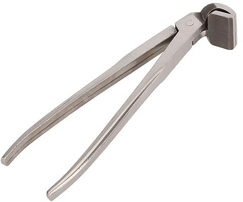 Leder-Flachzange mit Gebogener Nase, Hochharter Edelstahl für die Lederherstellung, Gürtel