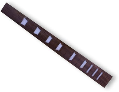 YoungMonic Gitarrenhals mit 22 Bünden, 62 cm, Palisander-Griffbrett, Trapez-Inlay, Gitarren-Griffbrett für E-Gitarre, Ersatzteile, 22 Bünde, 62 Bünde, 62 cm