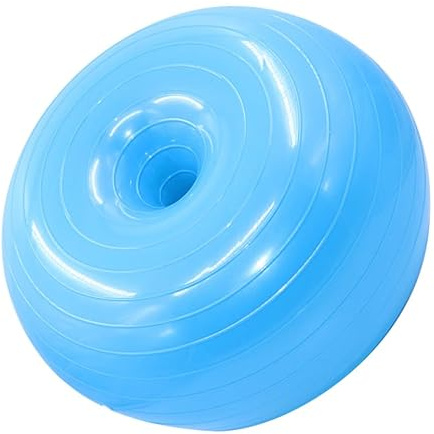 Supvox Fitnessball Anti Burst Yoga Pilates Bälle Balance Gymnastikball Yoga Hilfsball Stabilität bälle Pumpe Fitness Pilates Übung Fitnessstudio PVC Lila