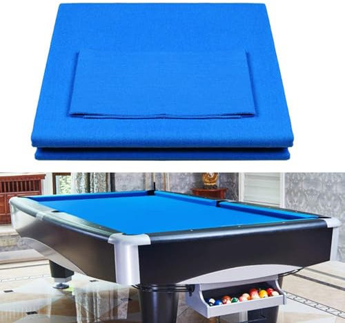 Billardtischfilz Billardtischfilz-Ersatzset 7 Fuß/8 Fuß/9 Fuß Indoor-Sportspiel Hochwertiger, langlebiger Billardtisch-Tuchbezug mit 6 Bodentüchern für eine Vielzahl von Spielen in Bars, Clubs und H