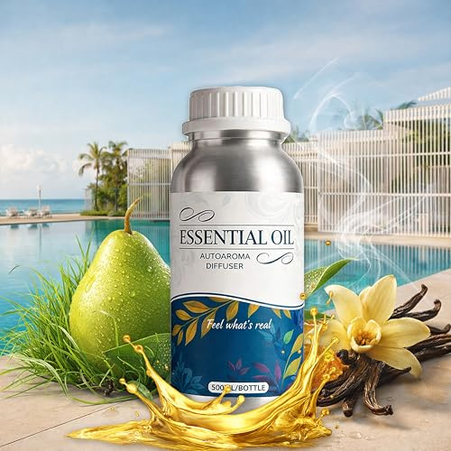 Alma Aceite Esencial W Hotel – Recarga para difusor – pera y almizcle · 500 ml – Ambiente aromático perfumado – pera, hierba, muguete y té verde – Recarga líquida 500 ml