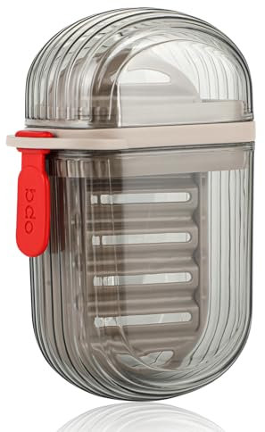 Boîte à Savon Portable de Voyage - Boite a Savon Plastique - avec Grille de Drainage, adapté à la Maison, à la Salle de Bain, aux Voyages, au Camping et à l'extérieur