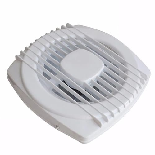 REKEELL Ventilador axial Extractor de Aire Potente y silencioso de 220 V, 4, 6 y 7 Pulgadas, 110, 150 y 180 mm, for Ventanas, Paredes, baños, inodoros y cocinas(110mm Hole Size)